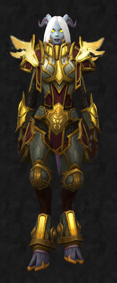 wow draenei heritage armor